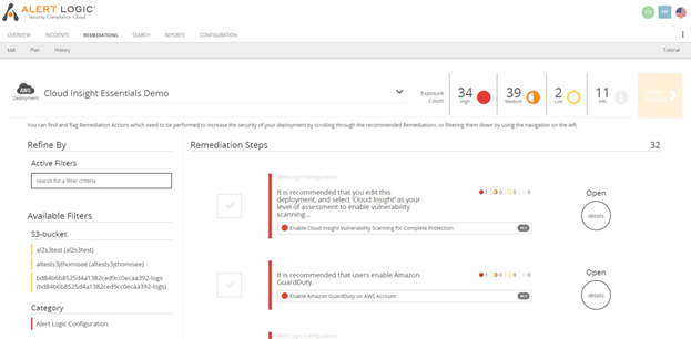 screenshot of Step 5 - Review Remediations